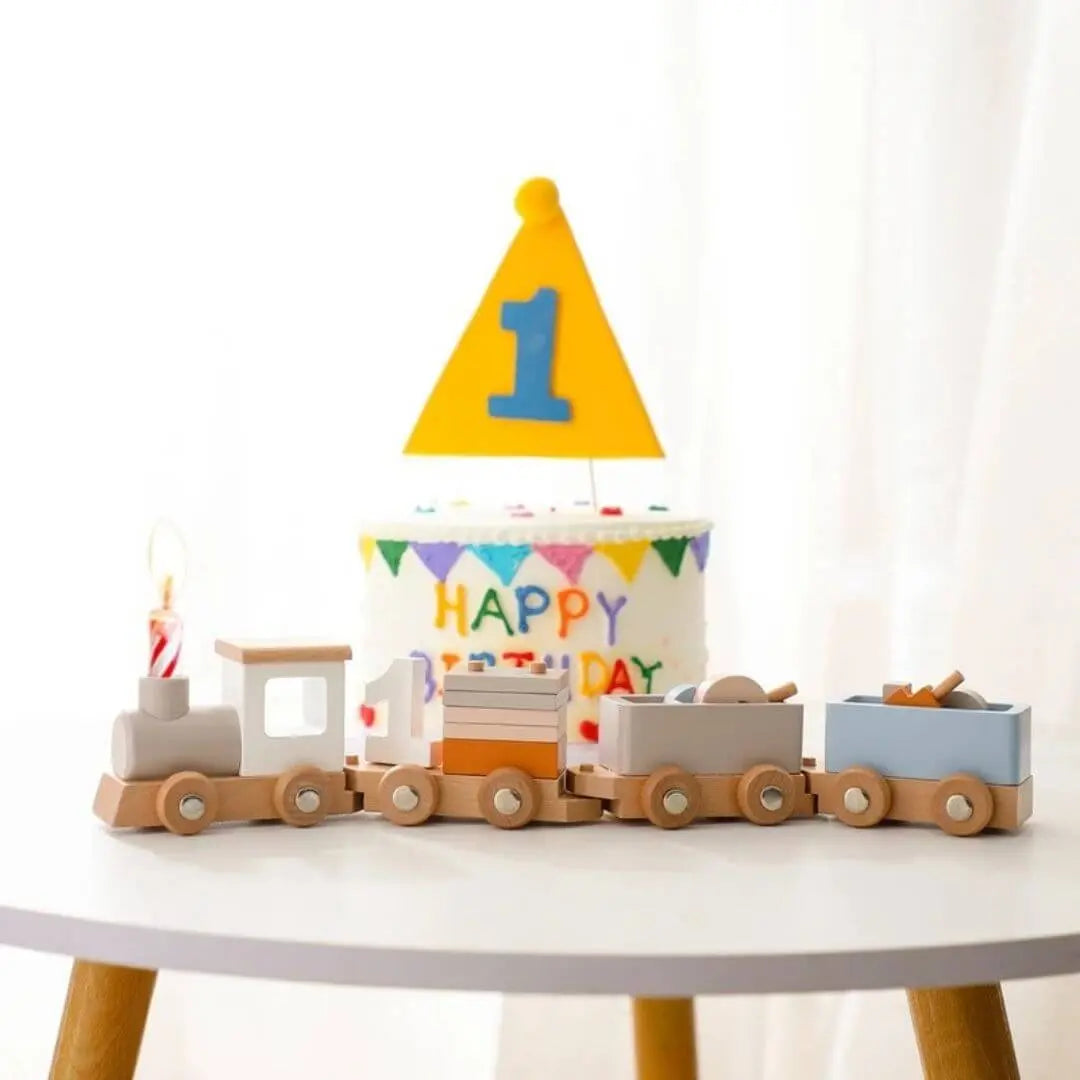 Train en Bois Montessori – NumberTrain