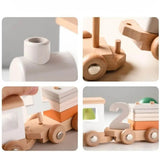Train en Bois Montessori – NumberTrain