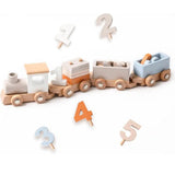 Train en Bois Montessori – NumberTrain