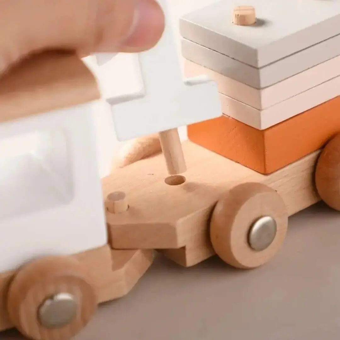 Train en Bois Montessori – NumberTrain