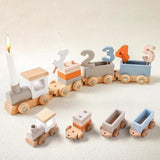 Train en Bois Montessori – NumberTrain