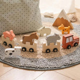 Train en Bois avec Animaux à Trier – FarmTrain