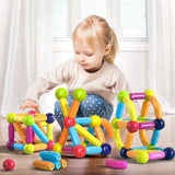 Jeu de bloc contruction magnétique Montessori - Magnetoy