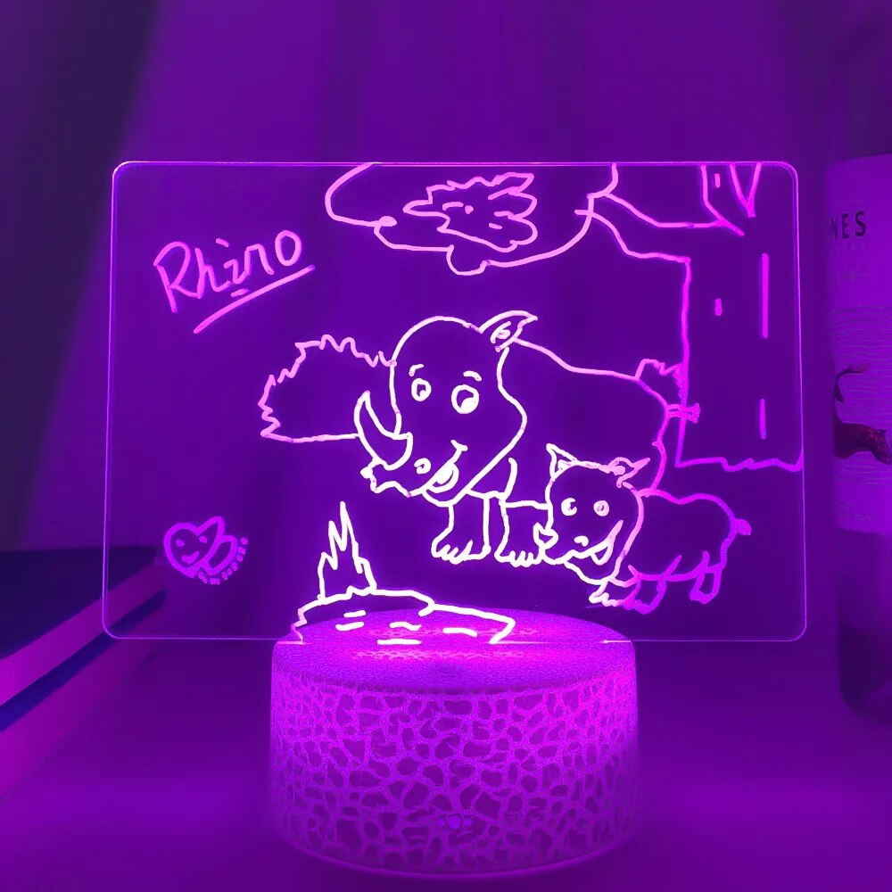 Veilleuse LED CréaMagic tableau dessin