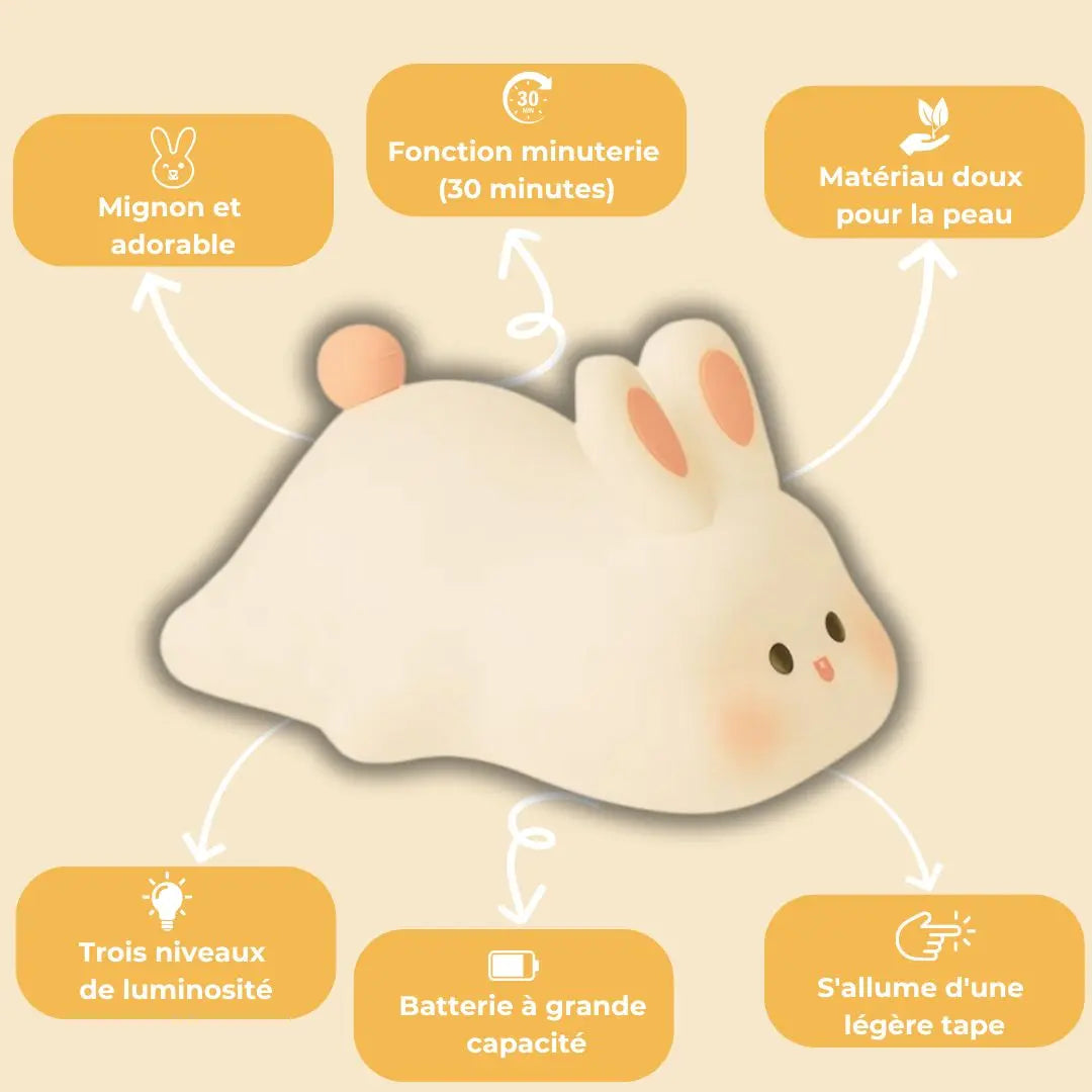 Veilleuse bébé - Lapin