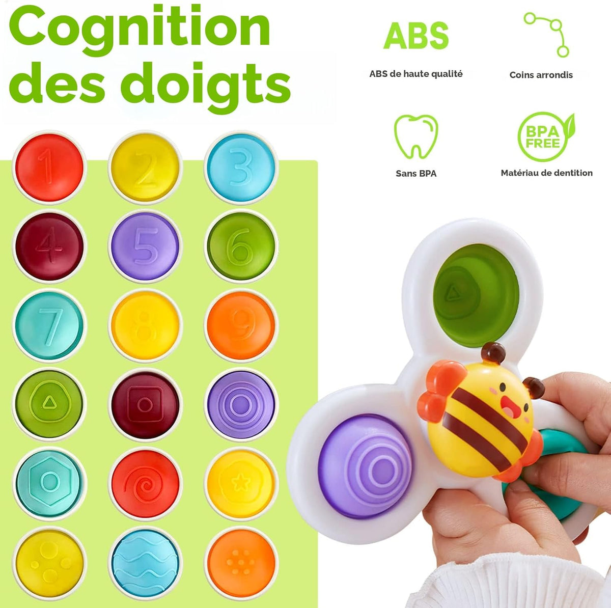 Ventouse Spinner pour Bébé