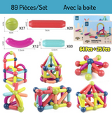 Jeu de bloc contruction magnétique Montessori - Magnetoy