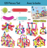 Jeu de bloc contruction magnétique Montessori - Magnetoy