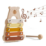 Xylophone en bois 5 notes pour bébé - HappyBear
