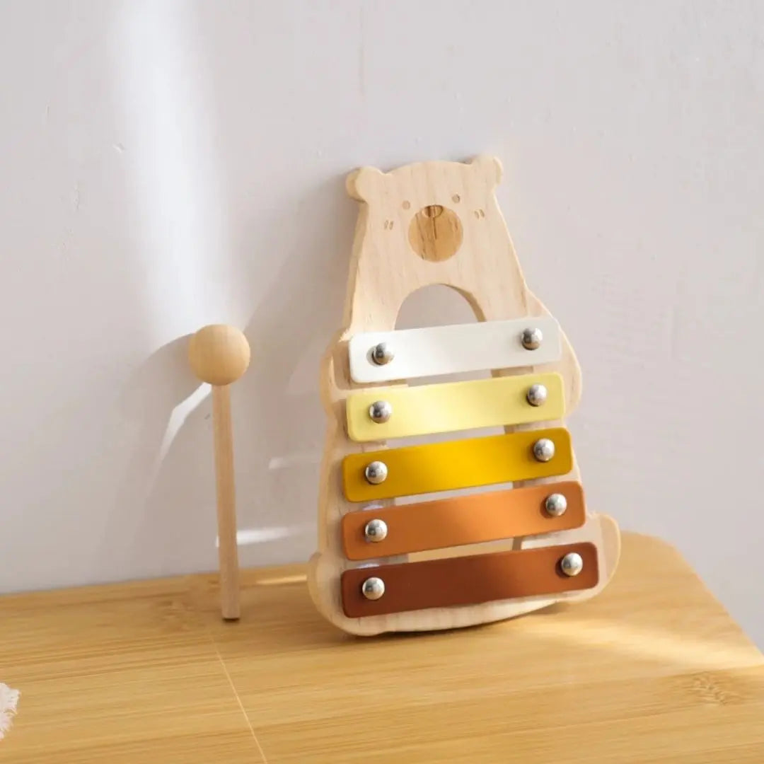 Xylophone en bois 5 notes pour bébé - HappyBear