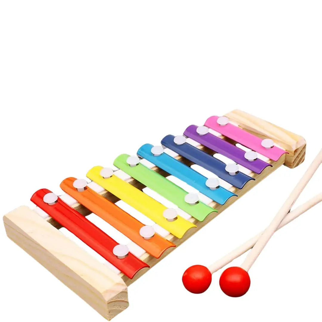 Xylophone en bois coloré 8 notes - Xyloparc
