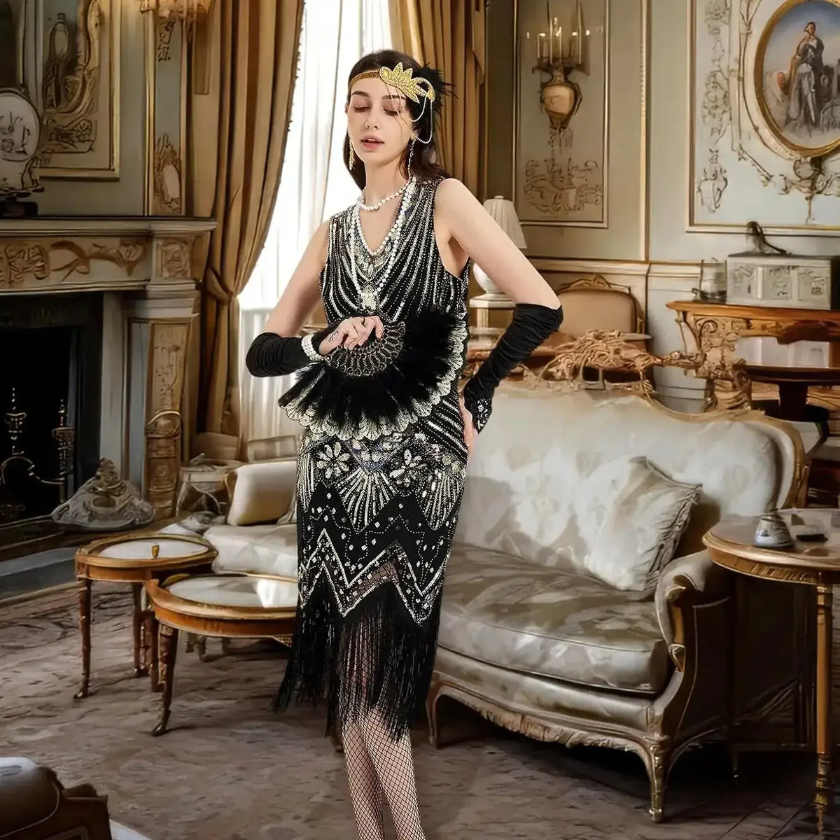 Costume Robes à clapet des années 1920