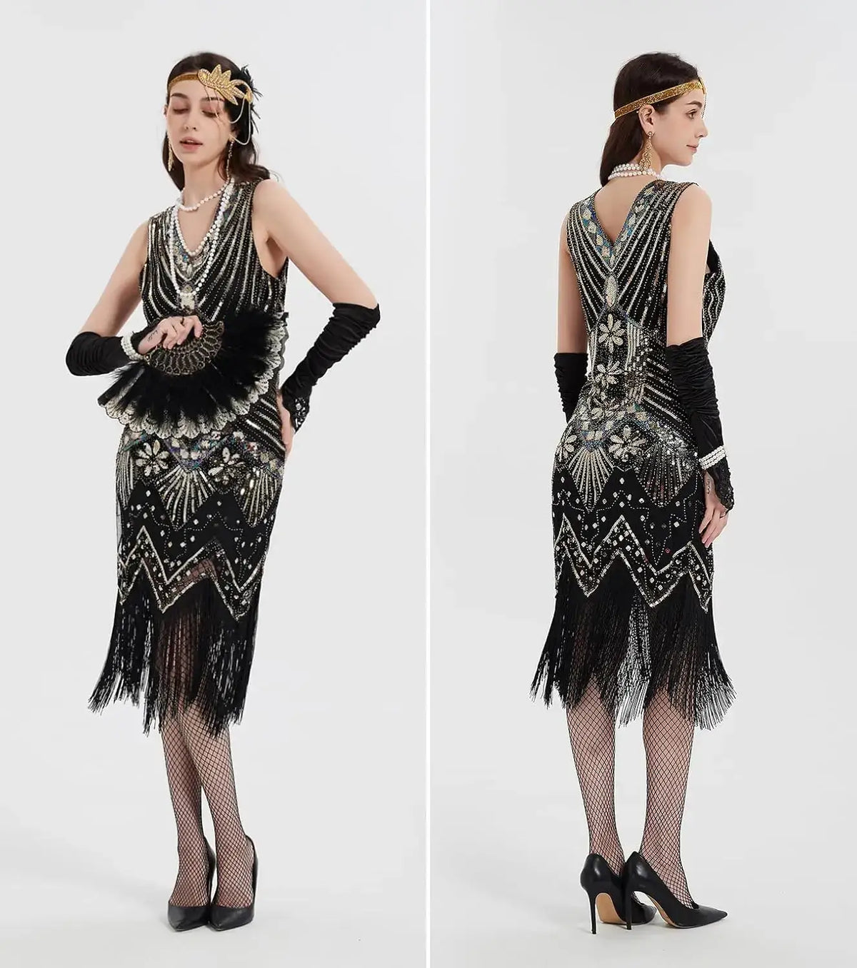 Costume Robes à clapet des années 1920