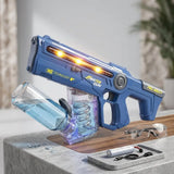 Pistolet à eau électrique rechargeable avec lumières