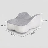 Coussin genoux à sangle en mousse à mémoire de forme