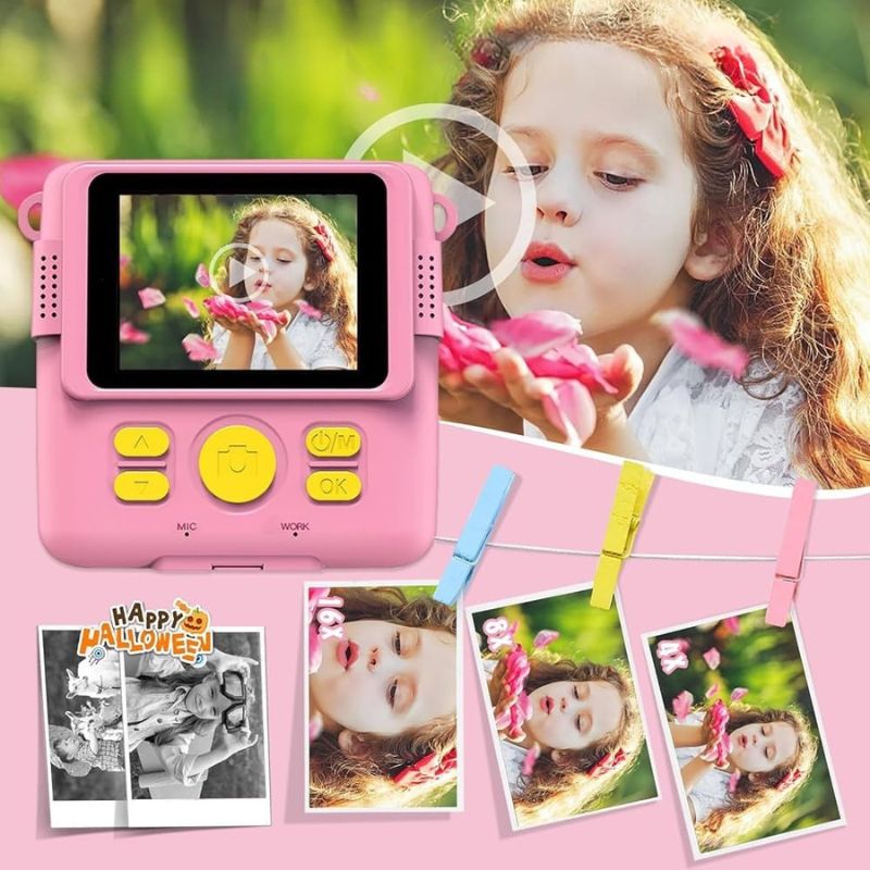 Appareil photo enfant - Impression Immédiate & Personnalisation Créative