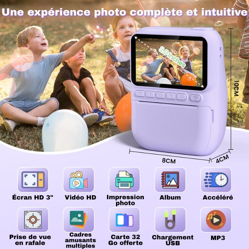 Appareil Photo Enfant Impression Instantanée | InstantPix