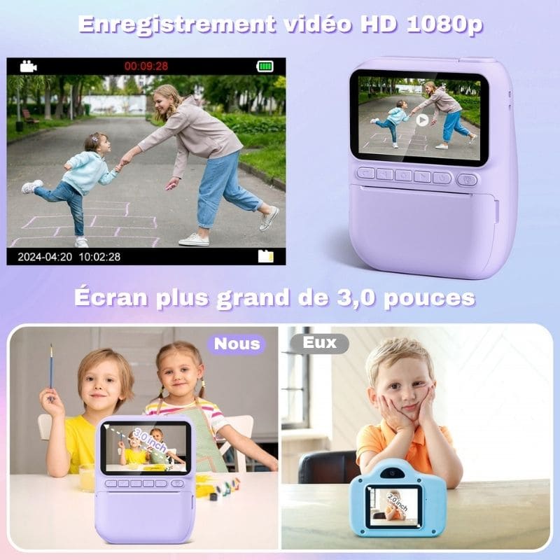 Appareil Photo Enfant Impression Instantanée | InstantPix