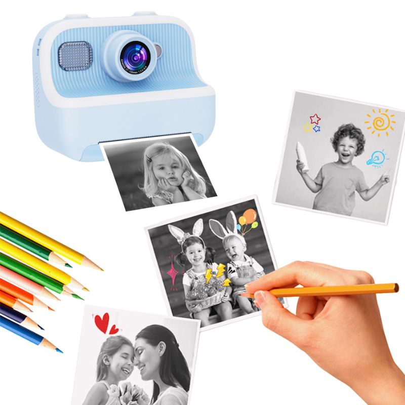 Appareil Photo Enfant Impression Instantanée Sans Encre | DIYPix