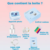 Appareil Photo Enfant Impression Instantanée Sans Encre | DIYPix