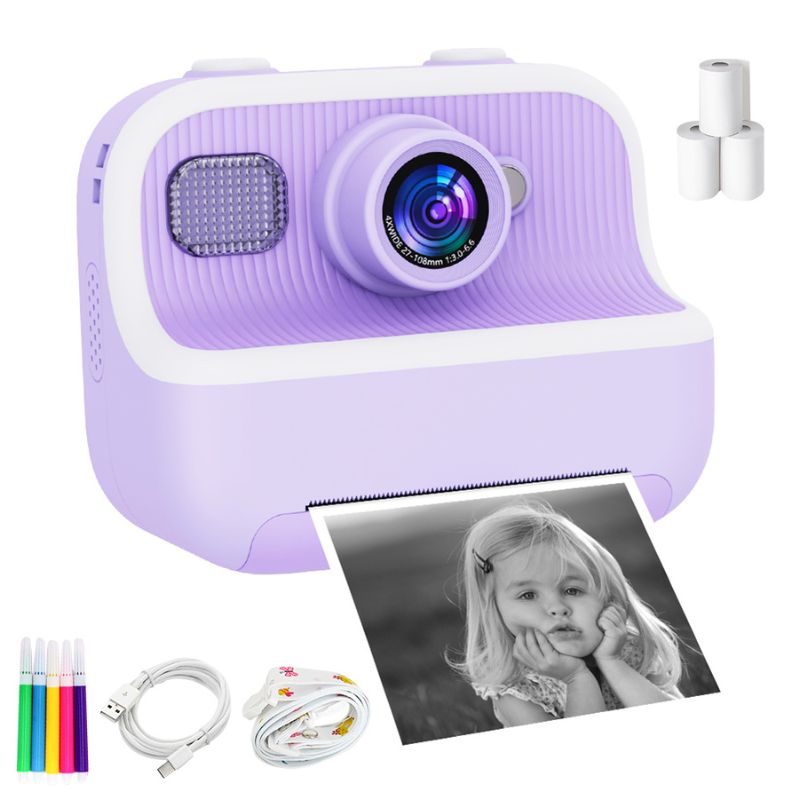 Appareil Photo Enfant Impression Instantanée Sans Encre | DIYPix