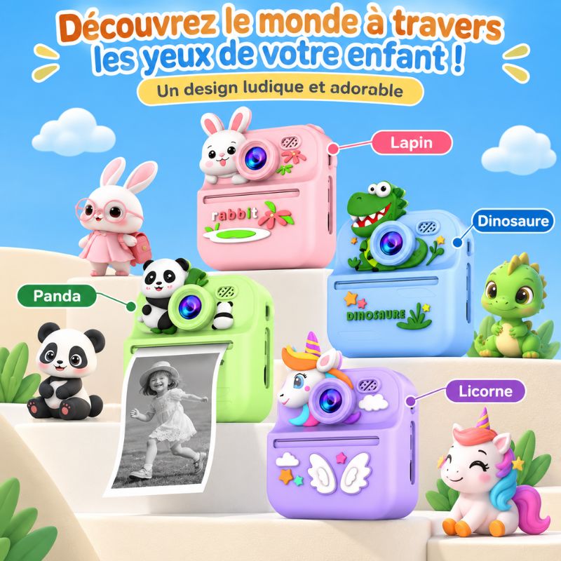 Appareil Photo Instantané Enfant | AnimoCam