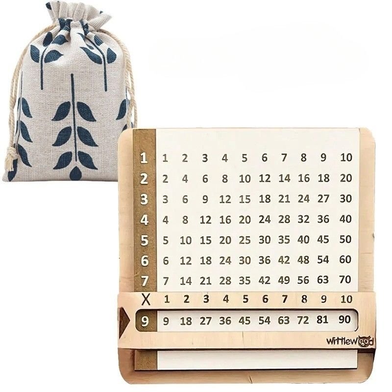 Apprendre la Table de Multiplication Facilement – Le jeu en bois ludique et éducatif