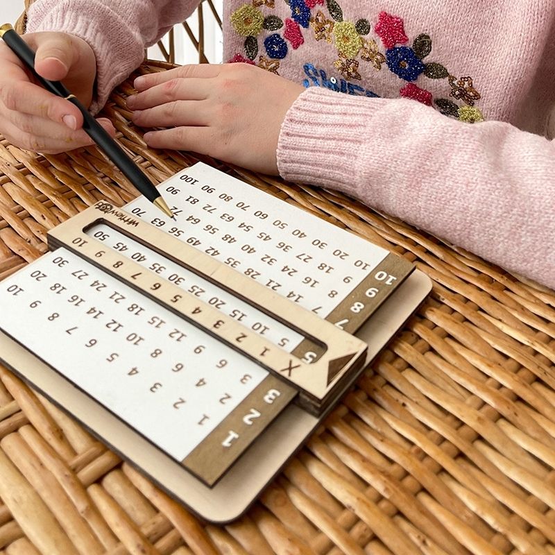 Apprendre la Table de Multiplication Facilement – Le jeu en bois ludique et éducatif