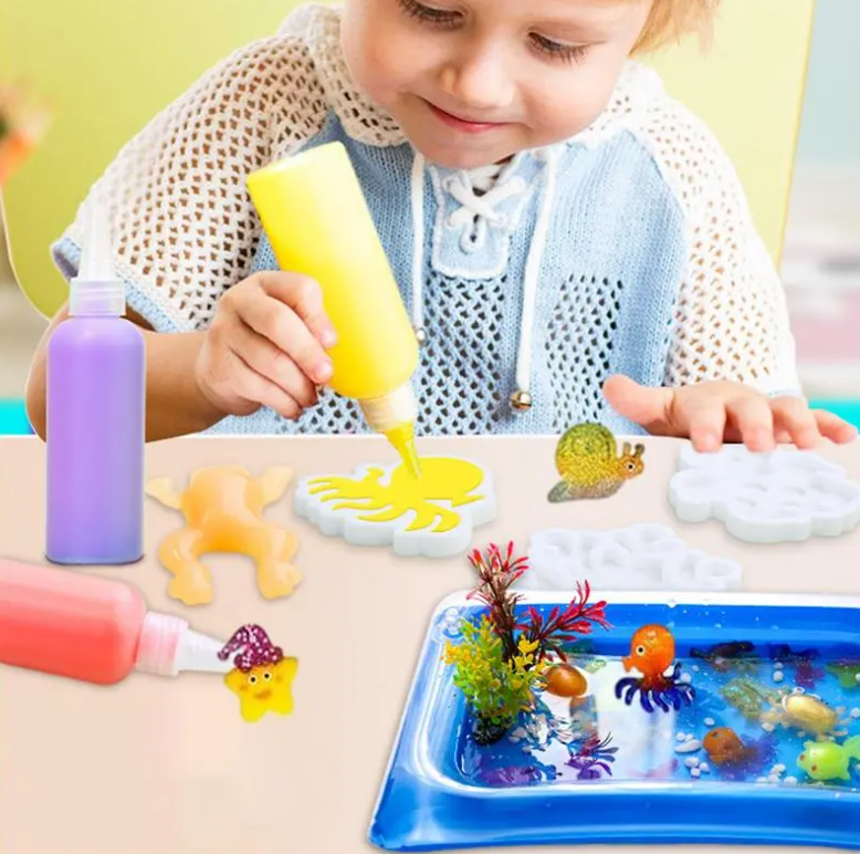 FunnyColors - kit jouets pour enfants 3D aquatique