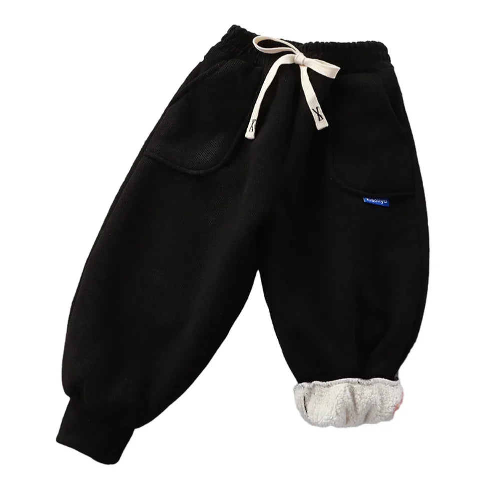 Pantalon Jogging Doublé Polaire Garçon