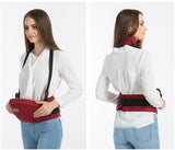 ErgoHugg Porte-bébé ergonomique 3-en-1 avec support lombaire