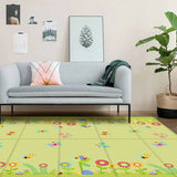 Grand Tapis de Jeu Pliable (Impression Safari et Nature Recto-Verso)
