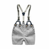 Ensemble Tenue de Gentleman Suspender Bébé (100% Coton)