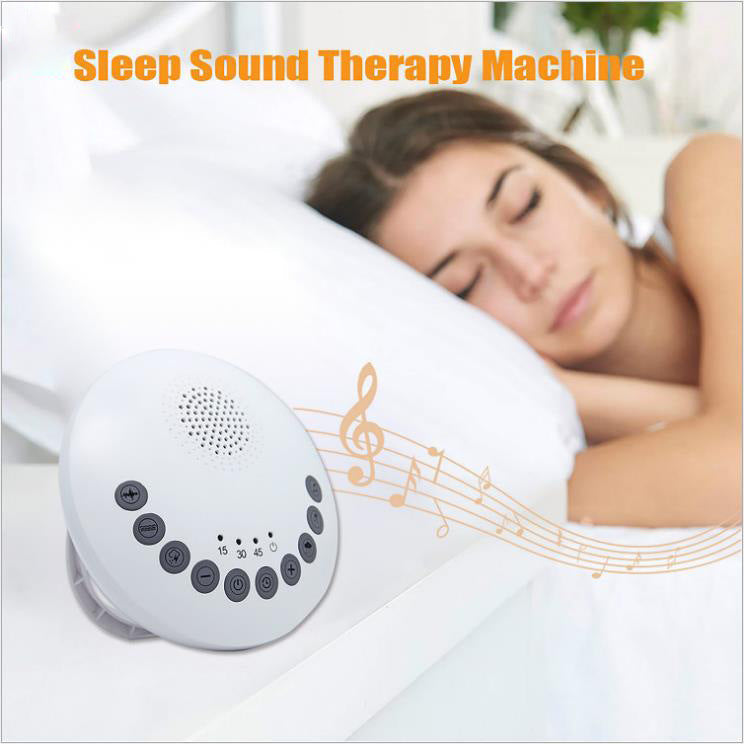 Veilleuse Sonore Portable Blanche (6 Sons Apaisants)