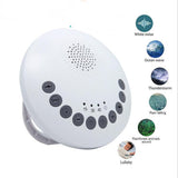 Veilleuse Sonore Portable Blanche (6 Sons Apaisants)
