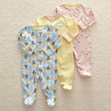 Ensemble Cadeau 3 pièces Onesie en Coton Essentiel (Coton Classe A)