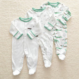 Ensemble Cadeau 3 pièces Onesie en Coton Essentiel (Coton Classe A)