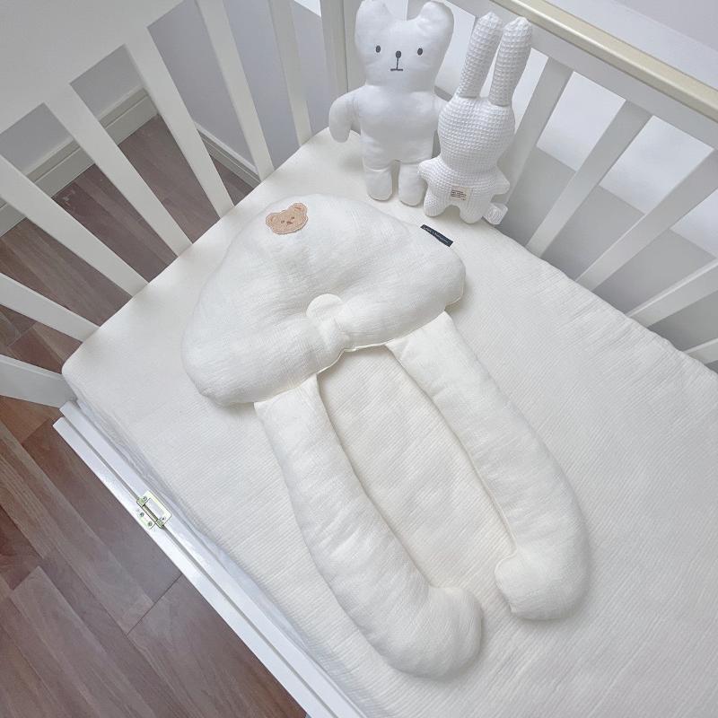 Oreiller Bébé Anti-Basculement Apaisant (Support en Fibre Dupont Premium)