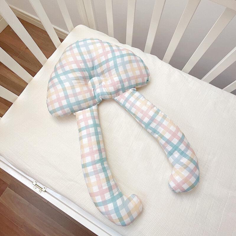 Oreiller Bébé Anti-Basculement Apaisant (Support en Fibre Dupont Premium)
