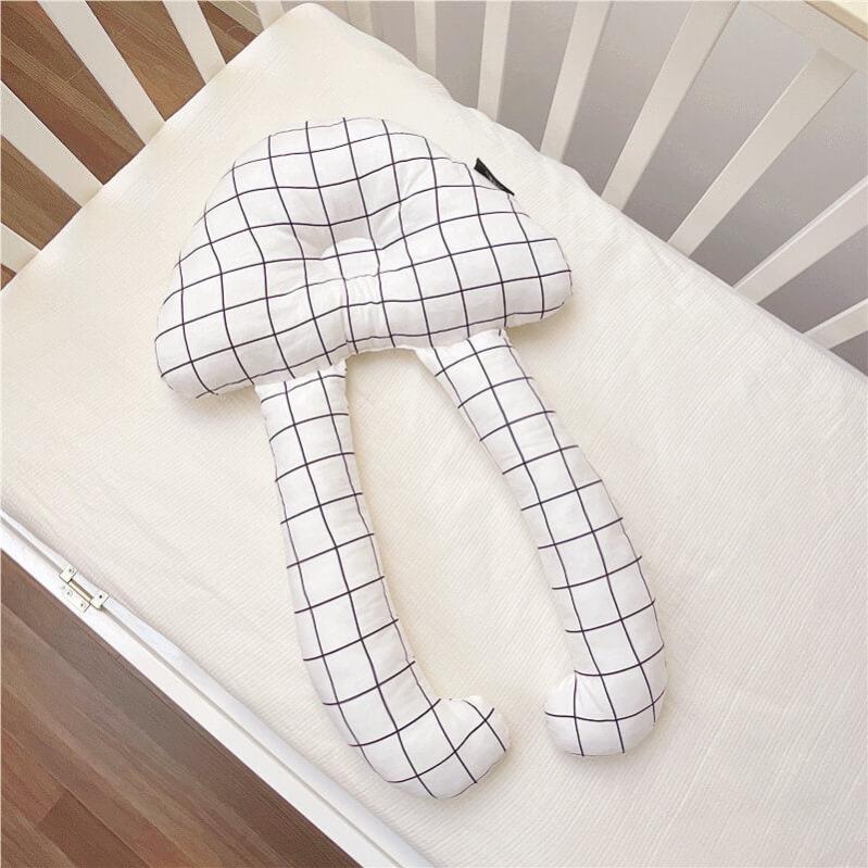 Oreiller Bébé Anti-Basculement Apaisant (Support en Fibre Dupont Premium)