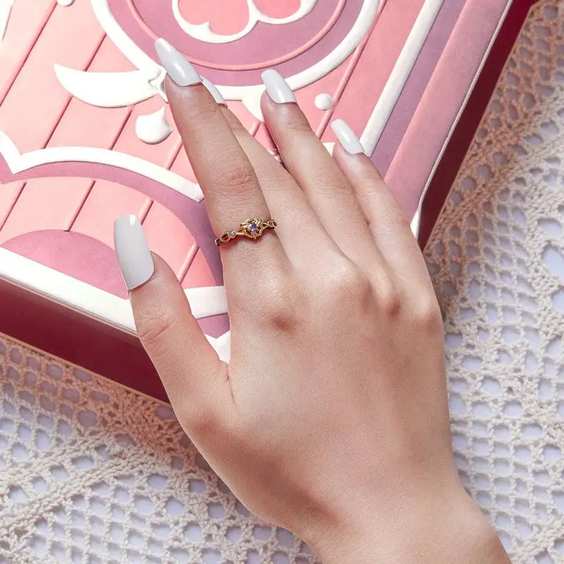 Bague Argent Anime Genshin Impact