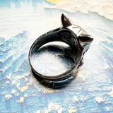 Bague Argent Chat Magic
