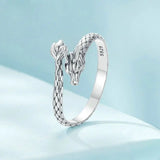 Bague argent Réglable Dragon