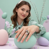 Bague Pokemon Shaymin Argent