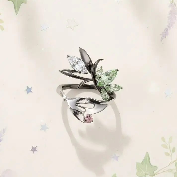 Bague Pokemon Shaymin Argent