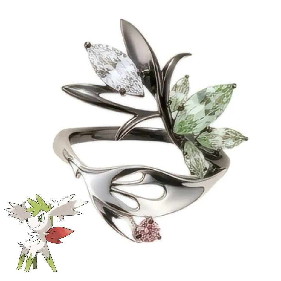 Bague Pokemon Shaymin Argent