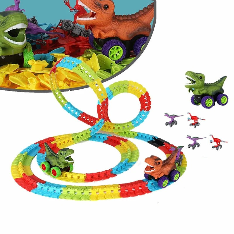 CrazyDynoTrack-Le Circuit de Dinosaure Fou Anti-Gravité