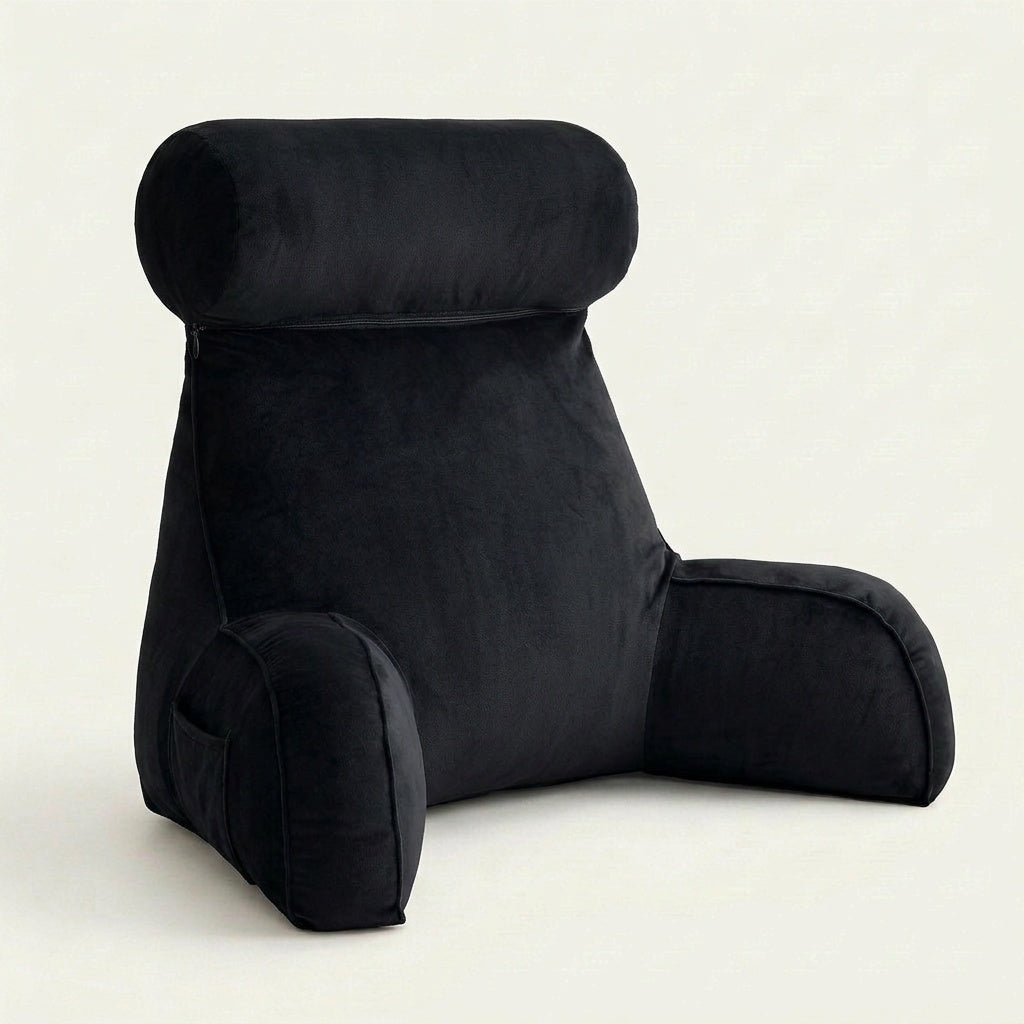 Coussin de lecture avec accoudoirs