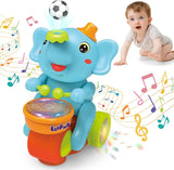 Jouet Éléphant Musical Bébé Souffleur de Balles