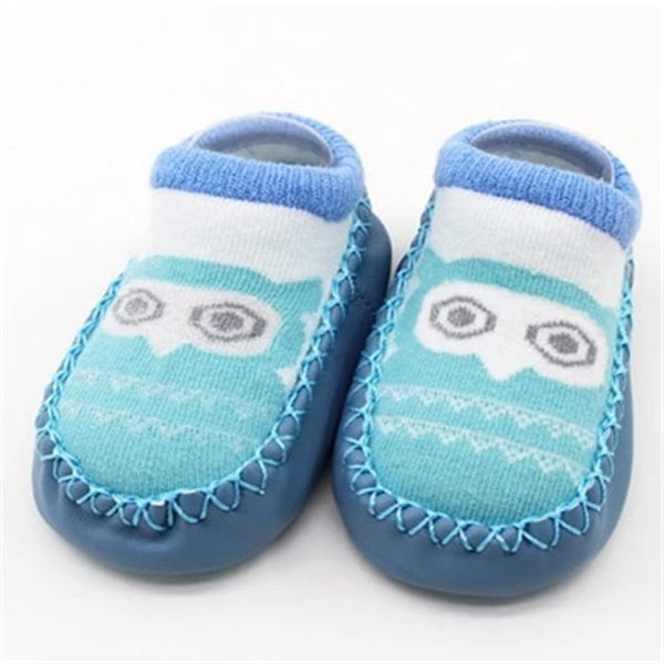 Chaussettes de Sol Bébé Cartoon GripKnit – Douces, Antidérapantes et Adorables